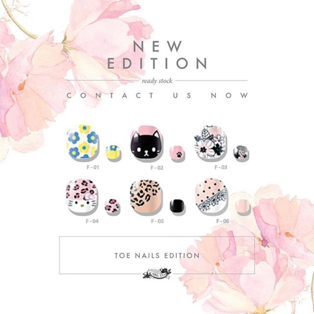 Nail Sticker Stiker Kuku Kaki