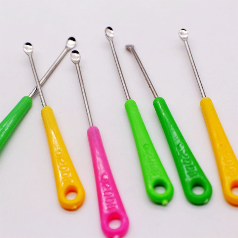 Stainless Steel,Ear Pick,Multicolor,Ear Cleaning,Alat Penjemputan Kotoran Telinga