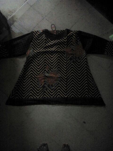 Turun Harga Tunik Aserehe Jumbo Zigzag Atasan Batik Super Duper cantik Buat Ngantor, Seragaman,pergi