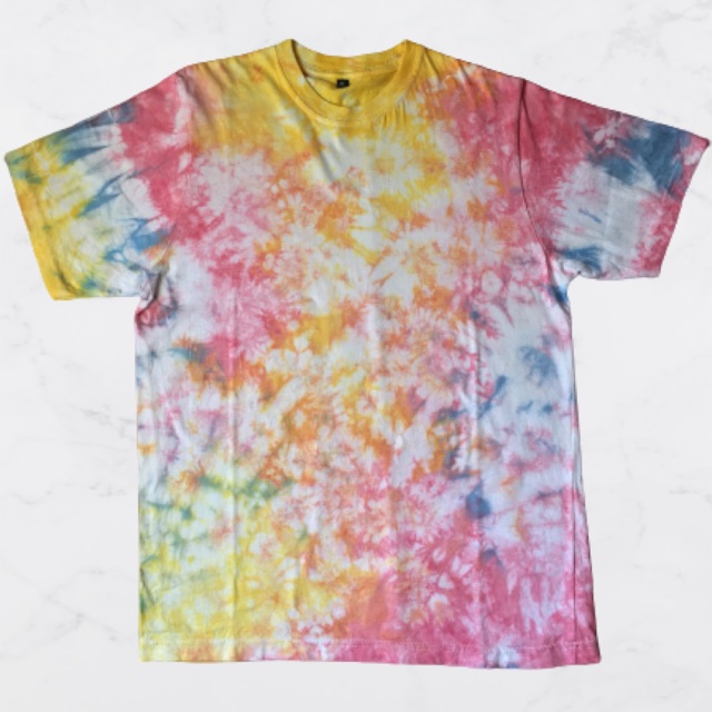 Rainbow shirt / baju tiedye / pakaian wanita pria