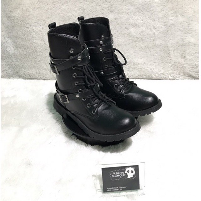 BT19 SEPATU BOOTS IMPORT PRIA WANITA KOREA BRITISH INGGRIS PUNK GHOTIK