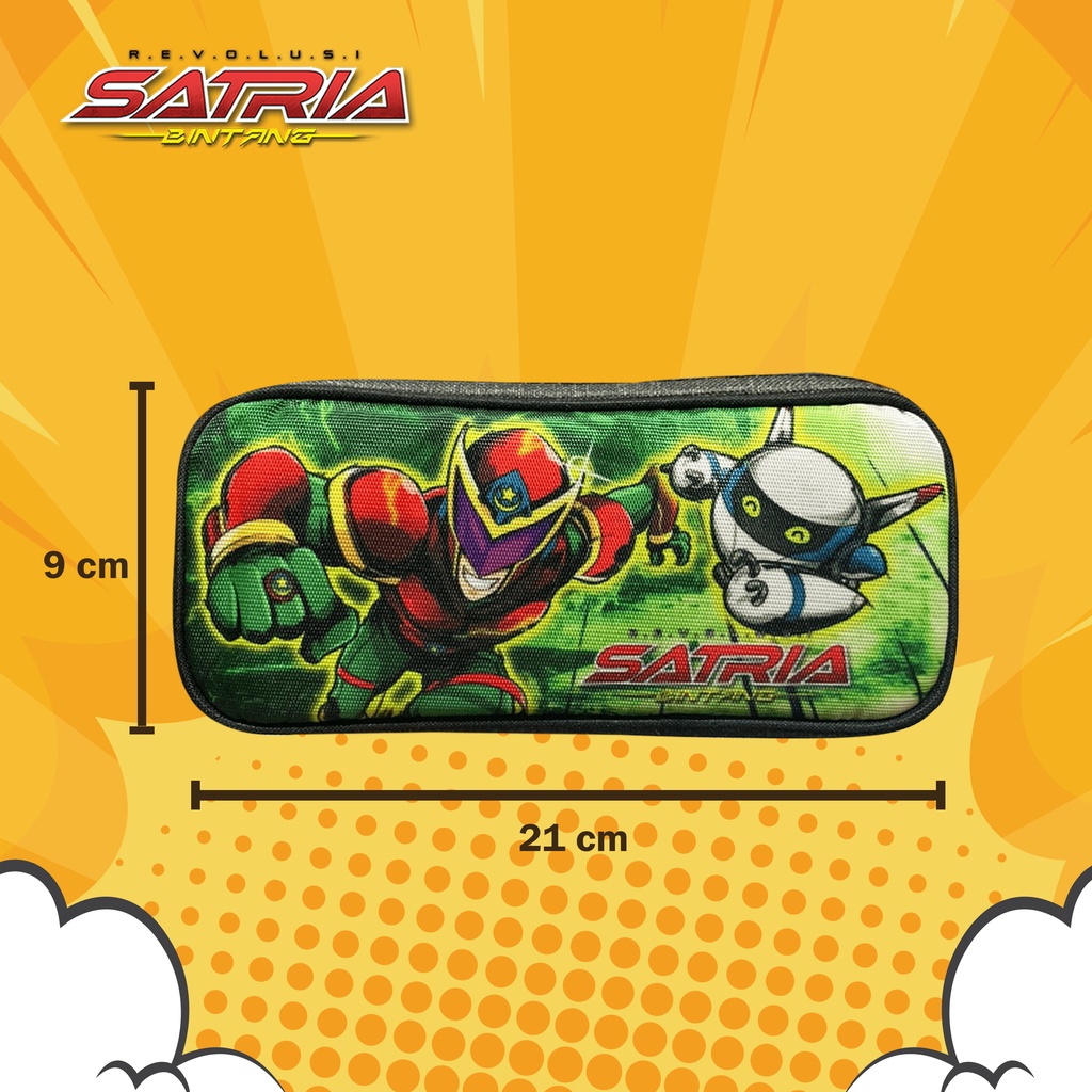 

Tempat Pensil Karakter - Pencil Case Satria Bintang Hitam