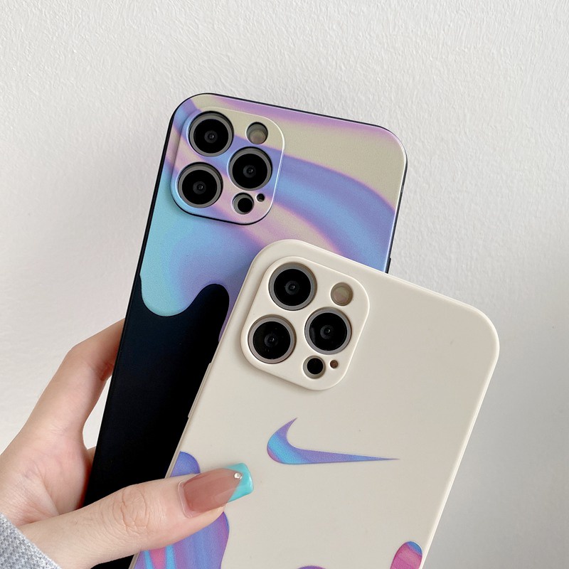 Liquid Colorful Nike Soft Case OPPO A71 Realme 5 5S 5i C3 C15 C12 Narzo 20 7i C17 8 Pro Casing Xiaomi Redmi Note 8 9 10 Pro