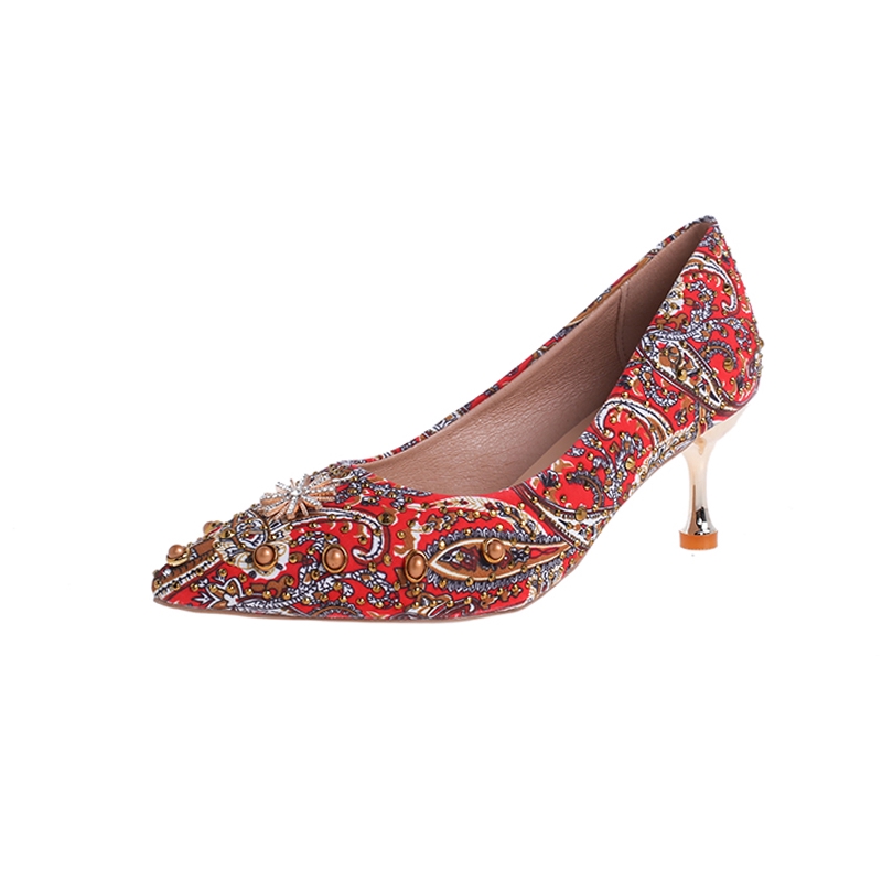 Wedding Shoes Women 2020 New Red High Heel Women S Fine With
