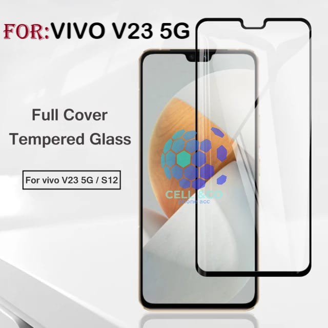 NEW VIVO V23 5G TERBARU Tempered Glass Full HD Anti Gores Premium Screen Protector Pelindung Layar Kaca VIVO V23 5G