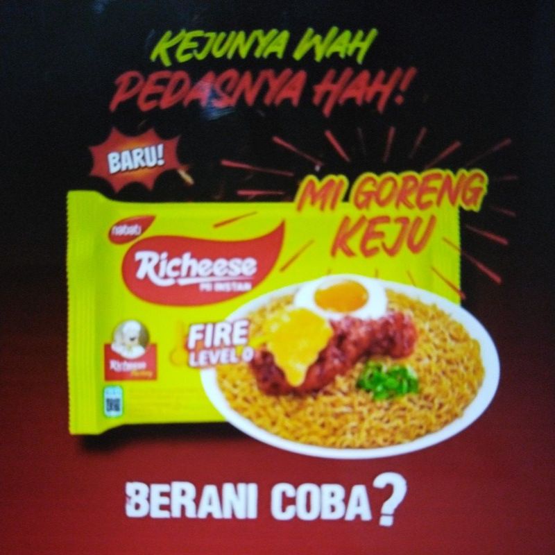 

Mie Richesee Keju Viral Level 0 Murah