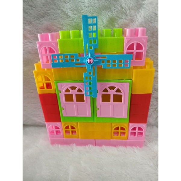 Mainan Balok Susun Mainan edukasi mainan balok Lego murah LB10