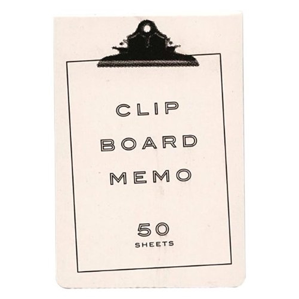 

Hightide Clipboard Memo White