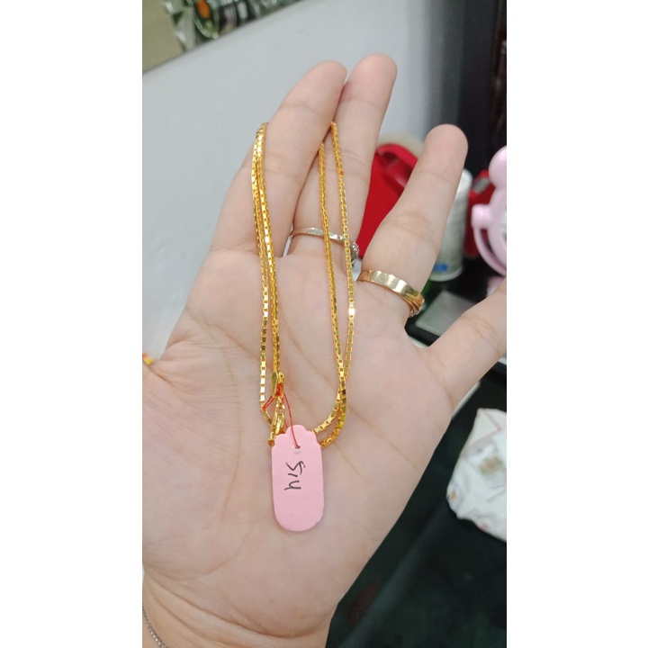 KALUNG ITALY KACA GOLD PERAK ASLI 925
