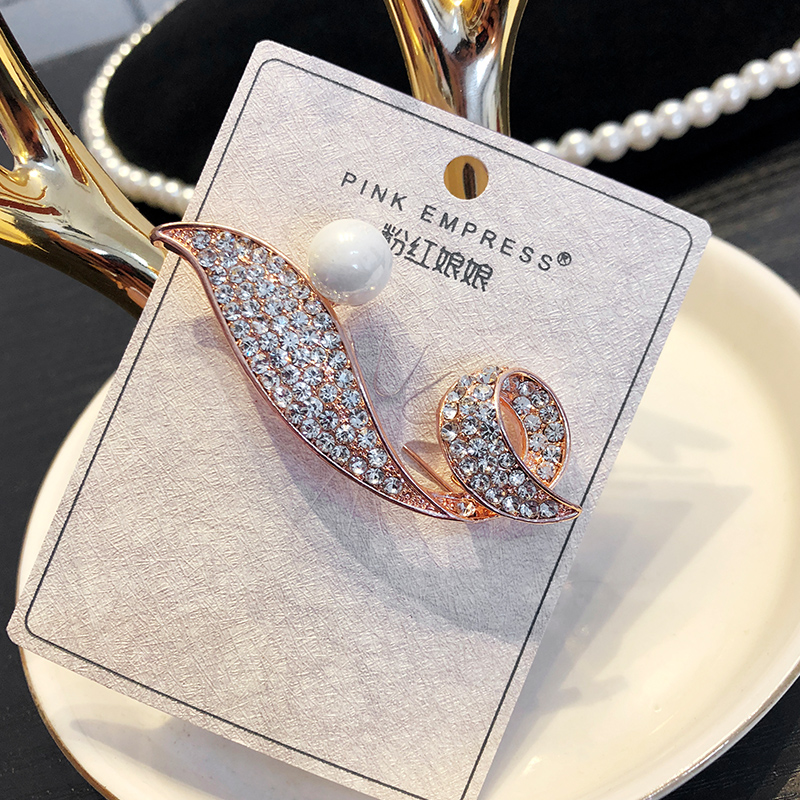 Bros Bros Pin Perempuan Korea Suasana Mewah Selendang Gesper Mantel Kardigan Dekorasi Kreatif-2