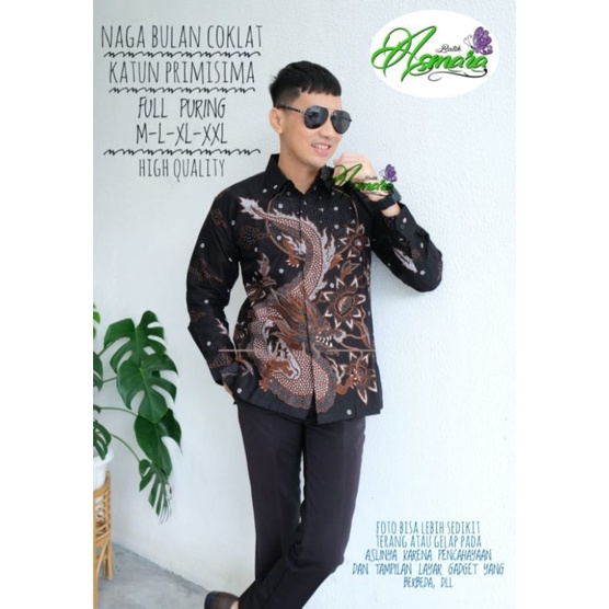 KRMEJA BATIK PRIA LENGAN PANJANG LAPIS FURING KATUN PRIMISIMA SIZE M-XXL BATIK SOLO