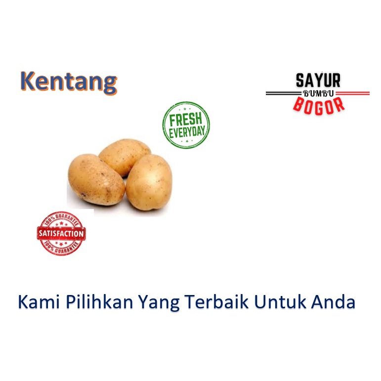 

Kentang / Sayuran Segar / Sayur Bumbu / Sayur Bumbu Bogor