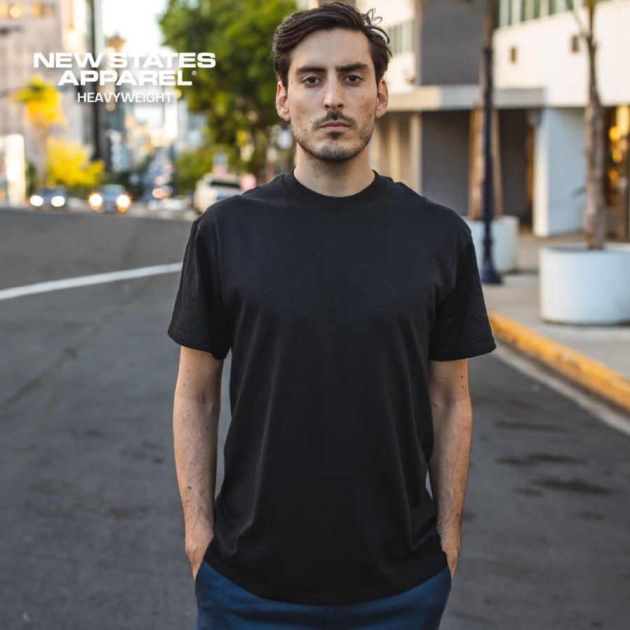 Kaos NSA Heavyweight 20s Lengan Pendek Polos / New States Apparel