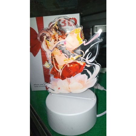 KADO SOUVENIR - LAMPU Tidur - Lampu Hias - Lampu LED 3D Anime CUSTOM MXTX