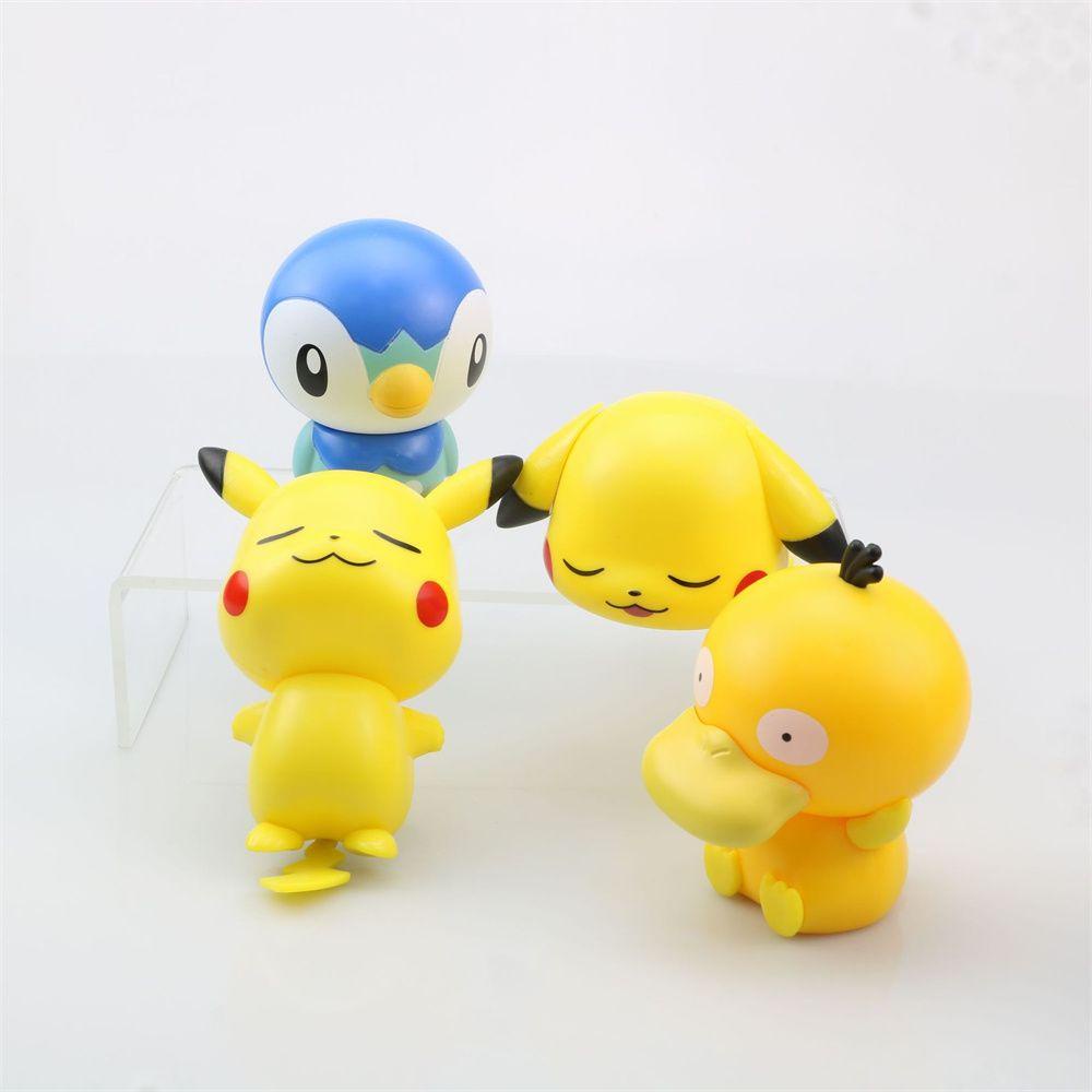 Needway   Pikachu Figure Mainan Anak Model Mainan Mewtwo Gengar Squirtle Action Figure