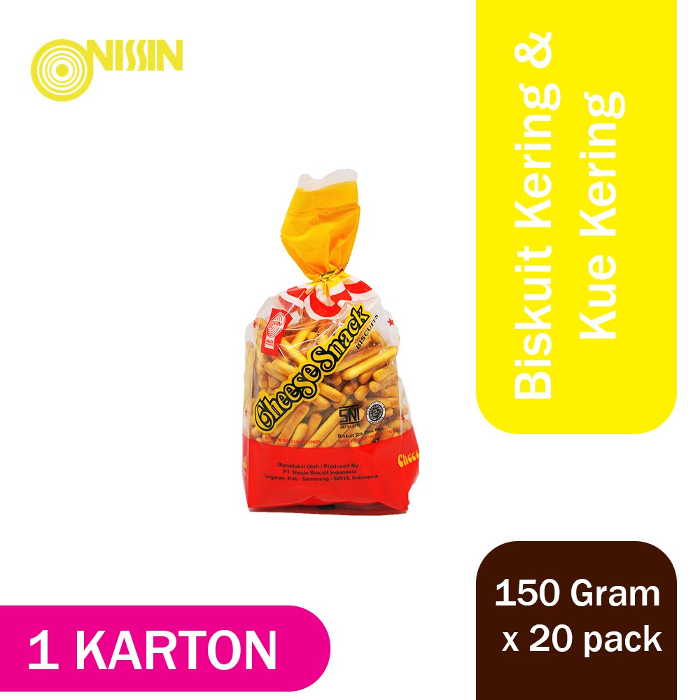 

Cheese Snack Kuncir 150 gr 1 Karton