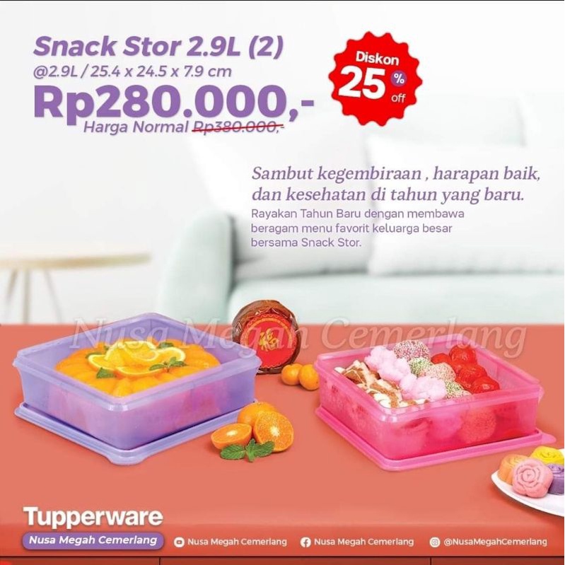 snack stor tupperware promo januari