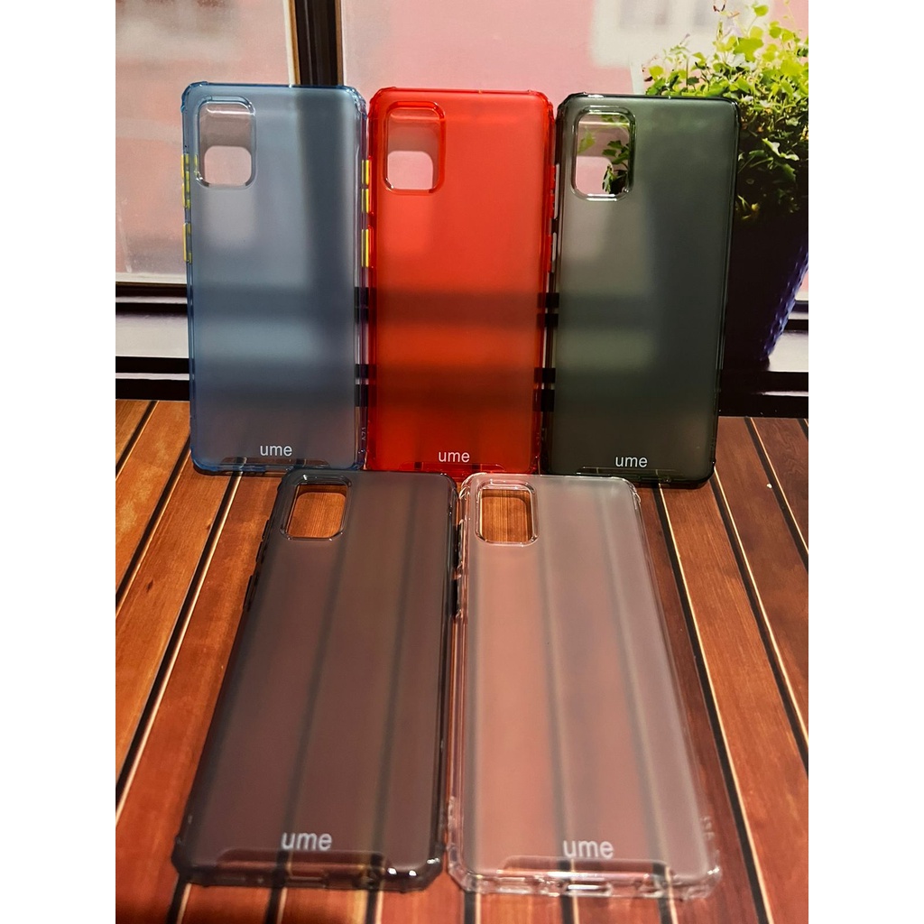 CASE SAMSUNG GALAXY A71 , CASSING SAMSUNG GALAXY  A71 SOFT CASE UME MATTE RAINBOW