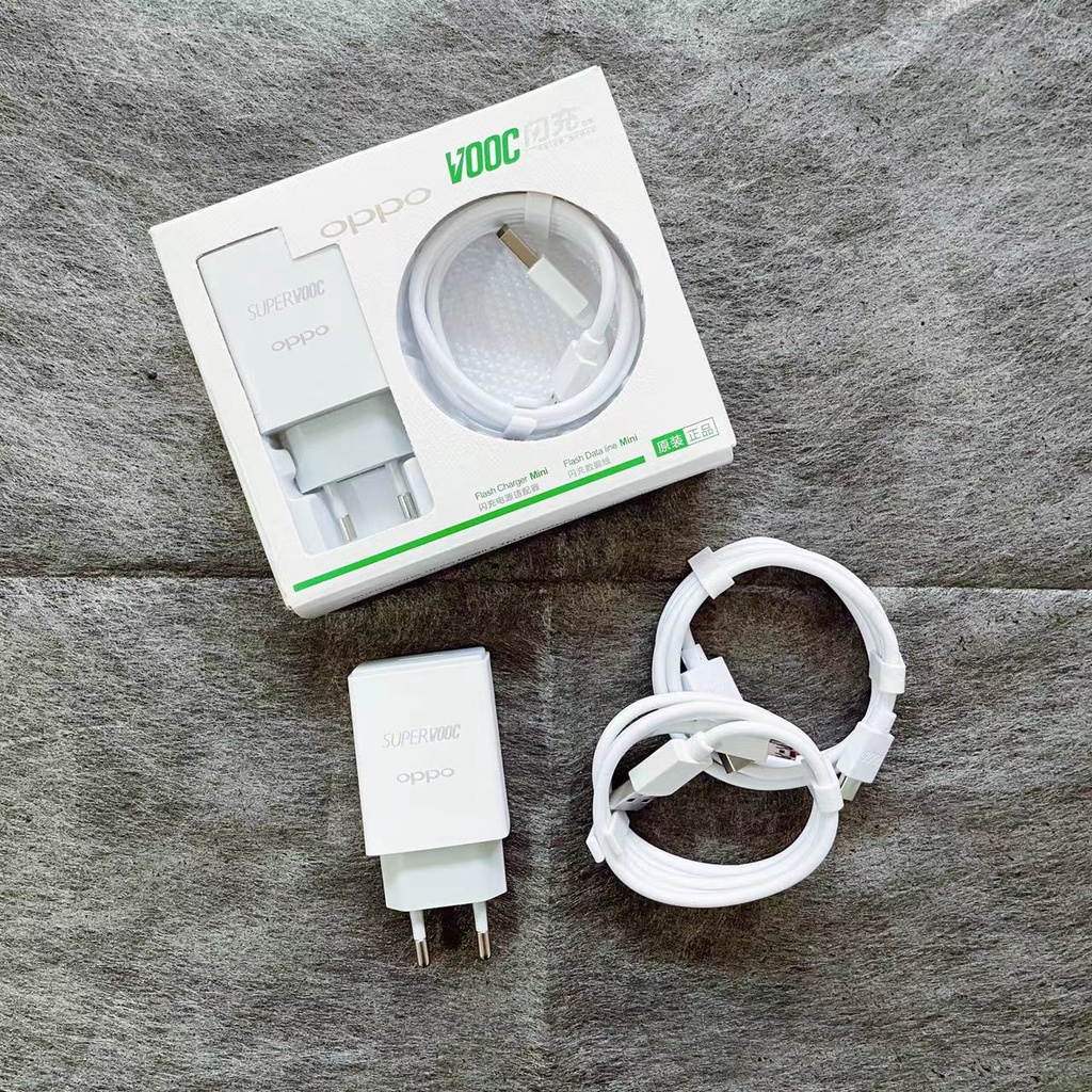 【3344-H】CHARGER OPPO VOOC FAST CHARGING ORIGINAL MICRO TIPEC OPPO SUPERVOOC TRAVEL ADAPTOR 2,4A