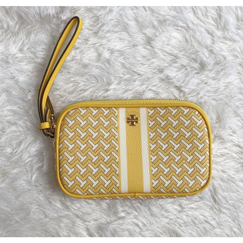 tory burch tb t zag daylily wrislet wristlet