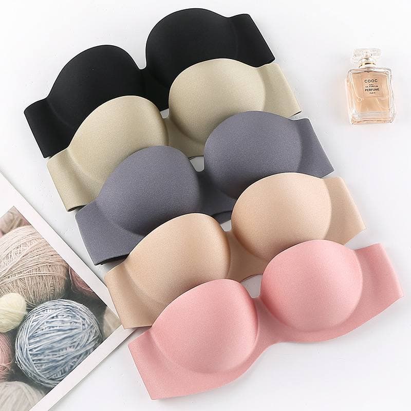 ASK.ID Bra Invisible BIO BRA KAIT STRAP KAIN SUPER NYAMAN Bra Push Up Bra Seemless Tanpa Tali Anti Slip Sexy Untuk Wanita BRA38