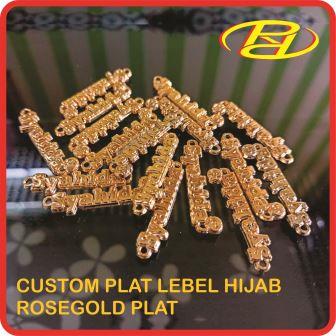 Jual PLAT LABEL HIJAB BAHAN TERBUAT DARI LOGAM ZINC ALLOY | Shopee ...