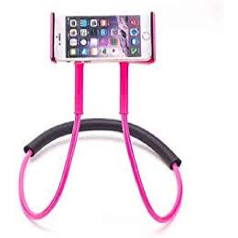 LazyNeck Leher dan Pinggang Holder HP Lazy Hanging Neck Cell Stand