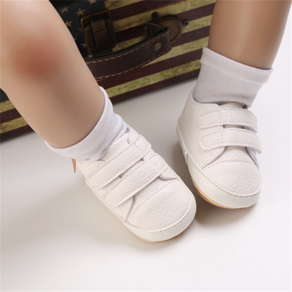 Sepatu Anak Laki Laki &amp; Perempuan - Sepatu Bayi VELCRO TYPE 003 PU Leather - Sepatu Balita Casual Import