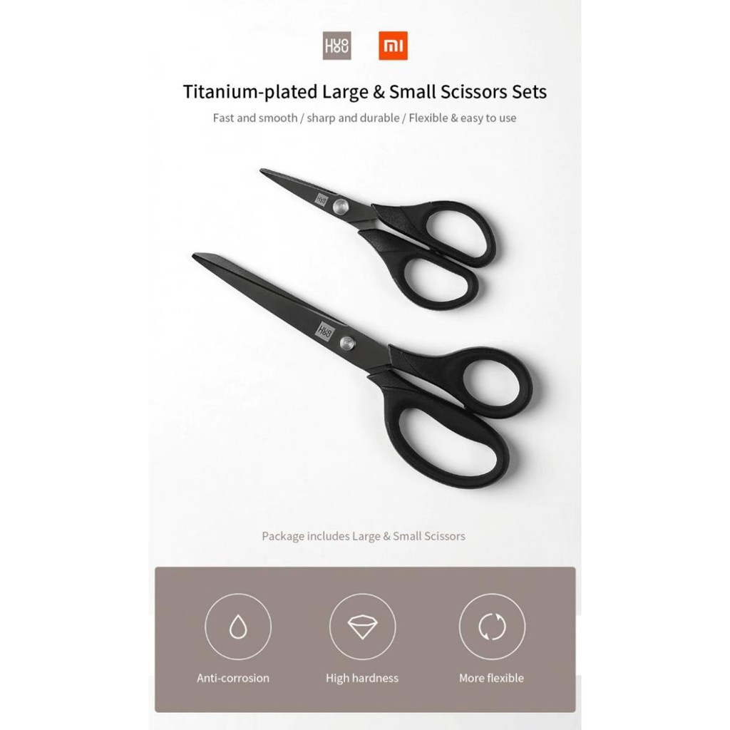 

GUNTING TITANIUM ORI XIAOMI 2 PCS SET TAJAM ANTI KARAT