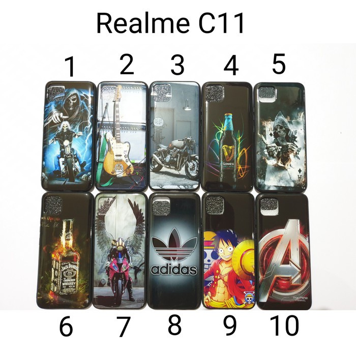 Soft case Fuze Realme C11 2020 Motif Cowok / Case Realme c 11 KARTUN