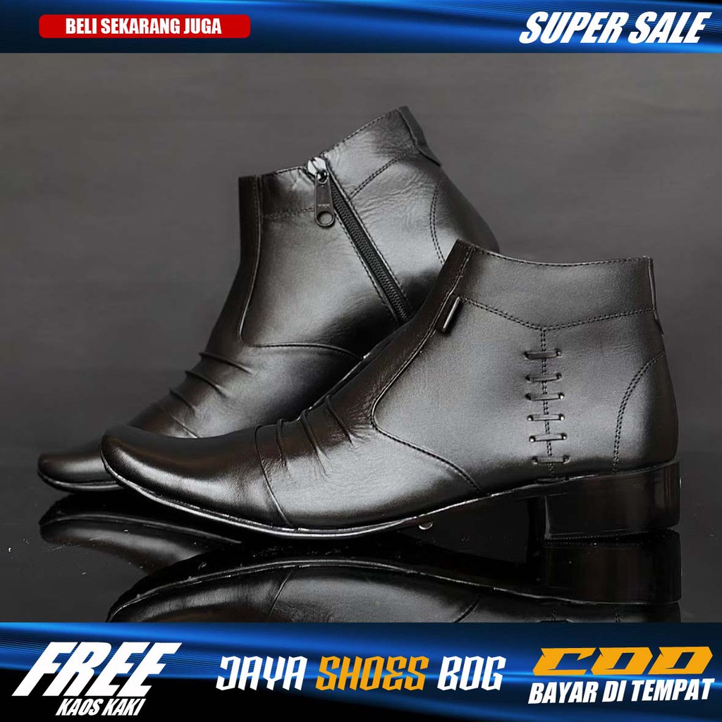 BADA|Sepatu Formal Pantofel Pria Kulit Asli Kerja Kantor Original