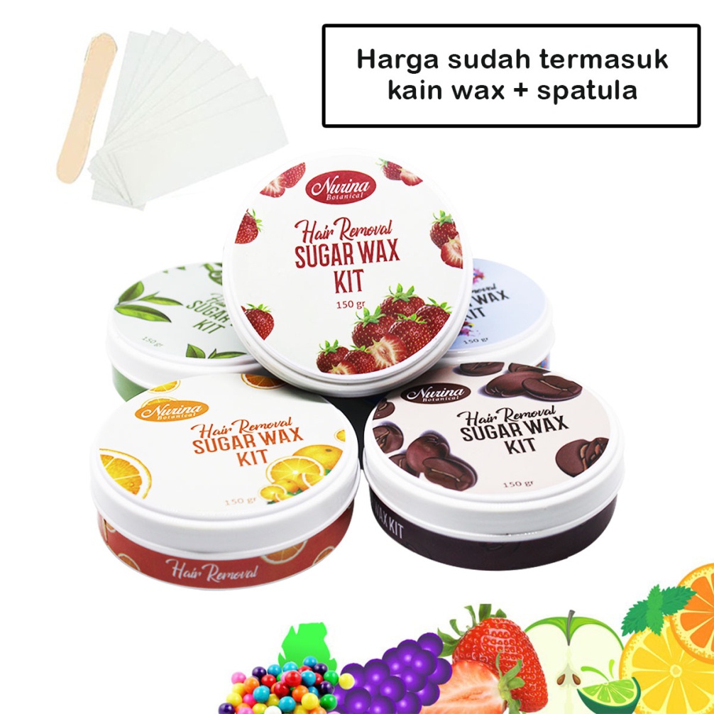 SHINE STAR - Sugar Waxing Kit /Sugar Wax - Pencabut Menghilangkan Bulu Rambut Ketiak Tangan Kaki RANDOM