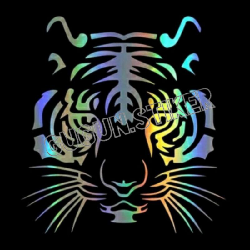 STIKER CUTTING KEPALA HARIMAU BUAT VISOR NMAX, KAP MOBIL DEPAN, KACA MOBIL BELAKANG .PRODUK BARU