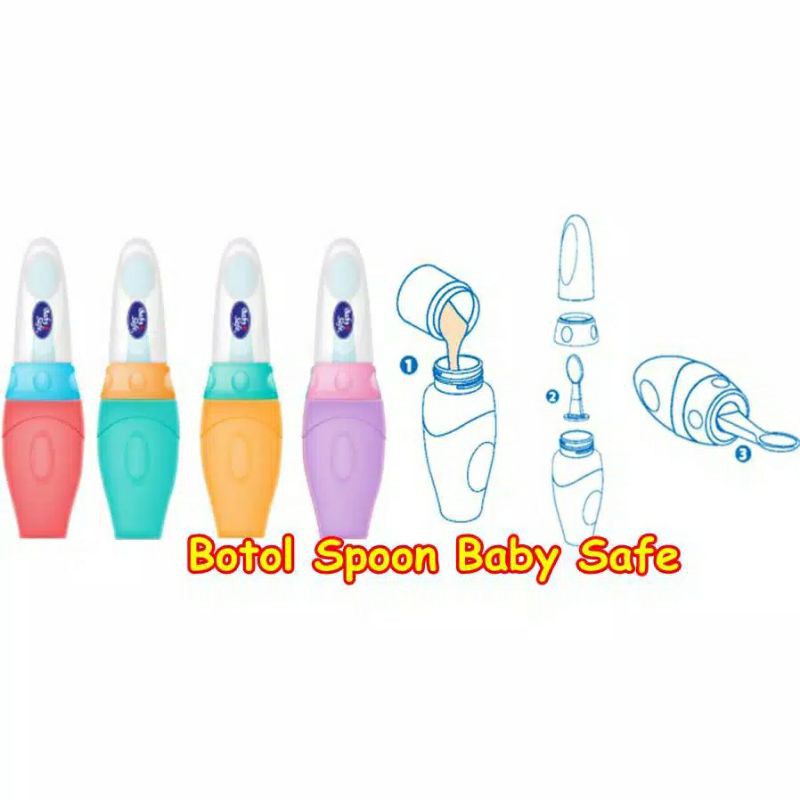 Babysafe Bottle spoon Botol sendok bayi JP029