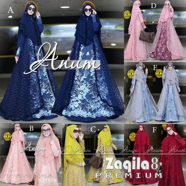 Zaqila premium 8 syari by Anum