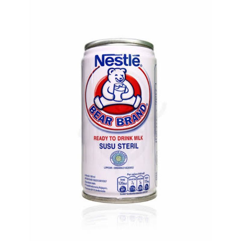 

NESTLE BEAR BRAND - Susu Steril / Susu Beruang 189ml