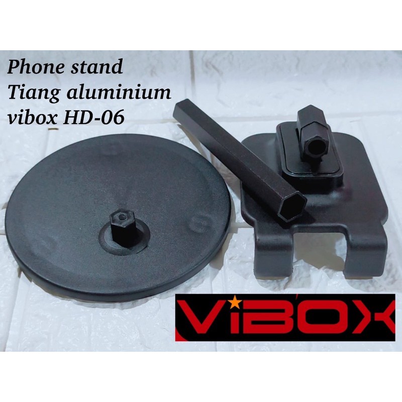 PHONE HOLDER STAND VIBOX HD-06 TIANG ALUMINIUM KUAT ORIGINAL METAL HOLDER