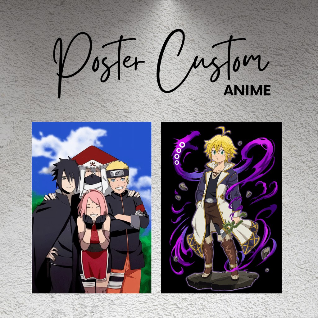 

Poster Custom Anime / Waifu / Naruto / Manga / CUSTOM MURAH