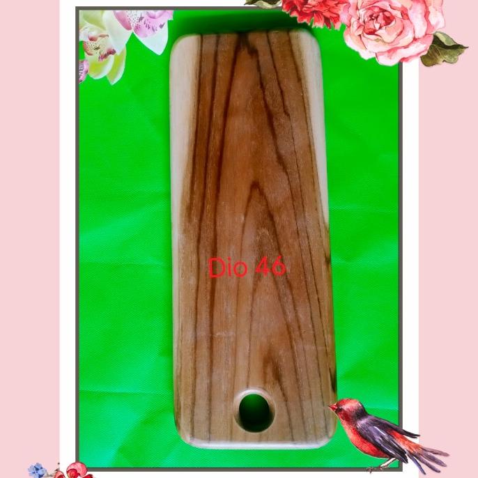 Telenan Persegi Panjang Asli Kayu Jati Talenan Aksesoris Alat Dapur