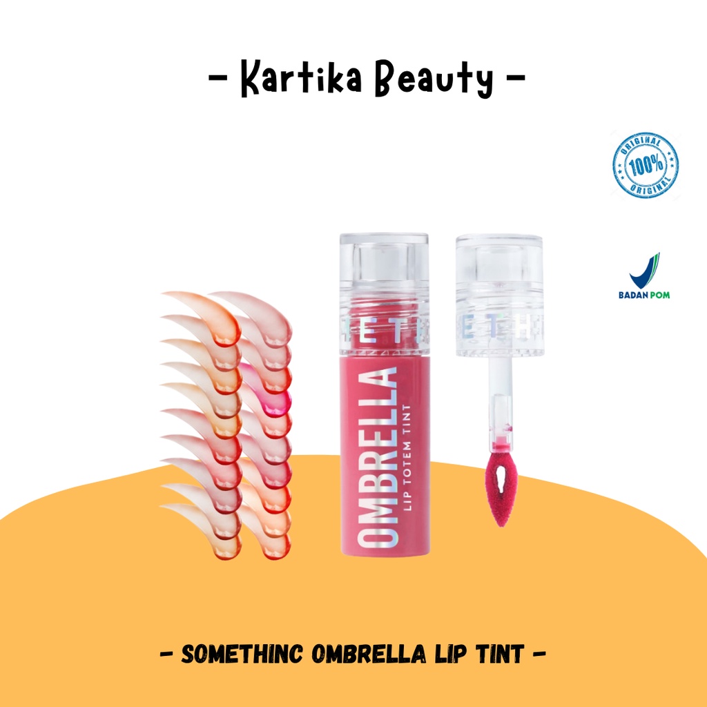 LIP TINT SOMETHINC OMBRELLA LIP TOTEM TINT PLUMPY JUICY SEHAT LIP BIBIR SAMTING LIP TIN SOMETHINC LI