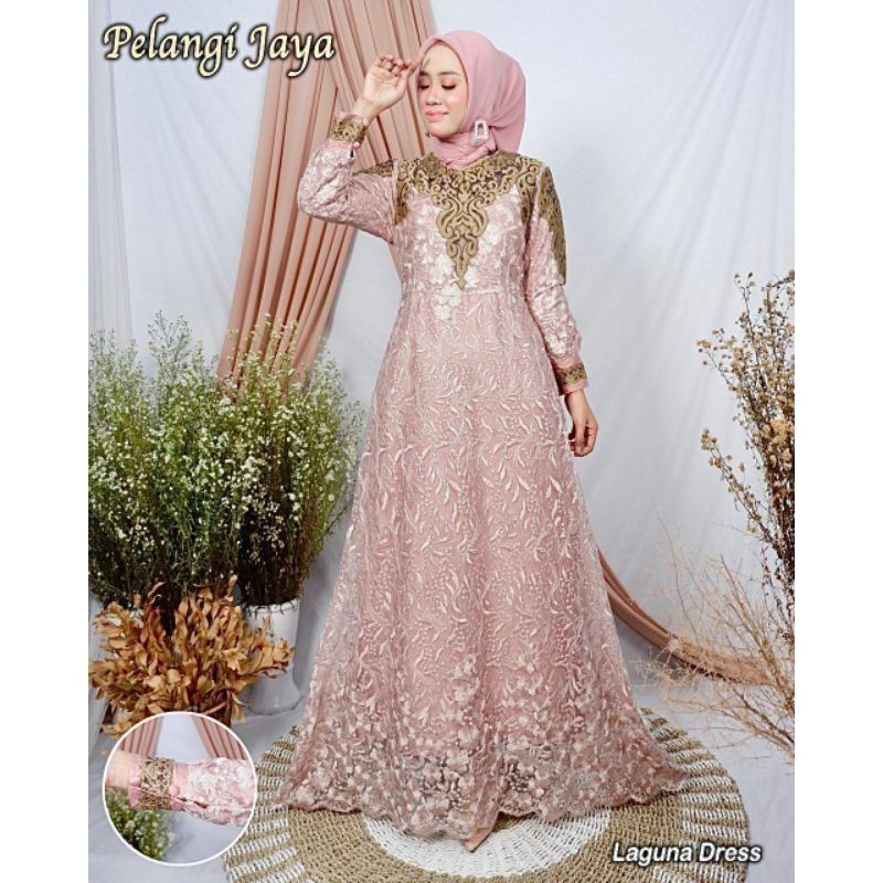 NEW BAJU PESTA /GAMIS LAGUNA/FASHION MUSLIM/BY PELANGI JAYA