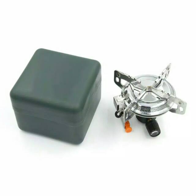 Kepala kompor lebar pemantik api gas portable mini stove ultralight with starter fire