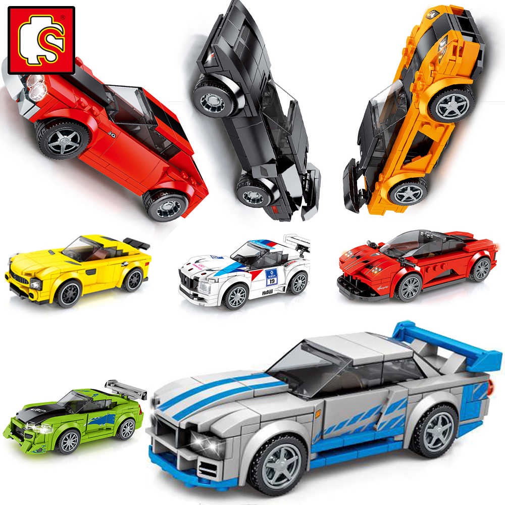 Jual SATUAN Brick Sembo Block Famous Car - Mainan Koleksi Anak | Shopee ...