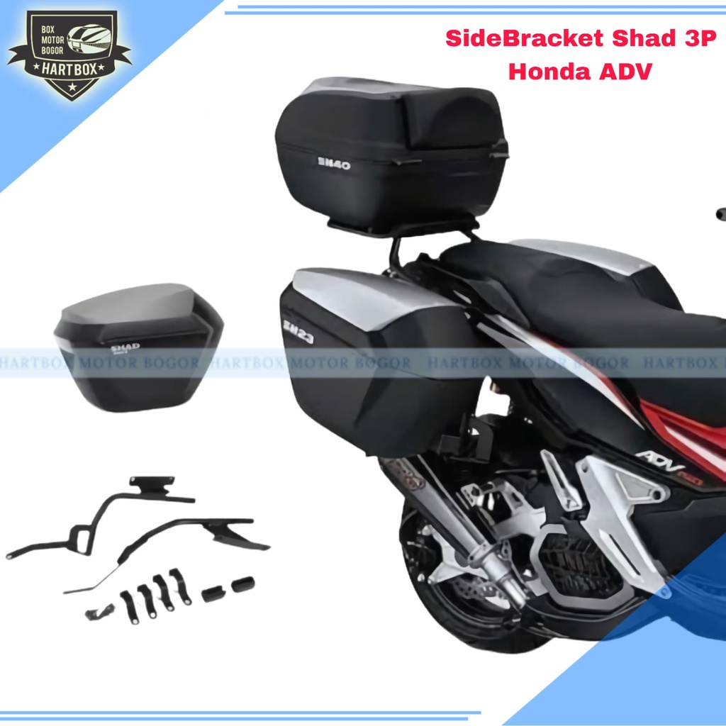 Bracket Samping Bracket Side Box Shad 3P System Honda ADV 150 ADV150 Bisa Untuk Box Samping SH 23 SH