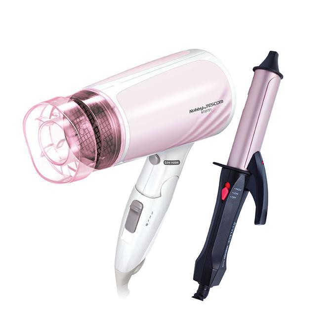 DISKON HARGA Bundling Tescom Ion Hairdryer (Low Noise) - Travel Size Curling Iron PR82