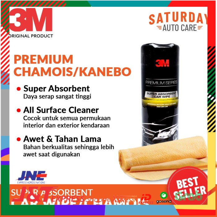 ✨ BISA COD ✨ 3M Car Wipe Chamois Original | Kanebo 3M Original