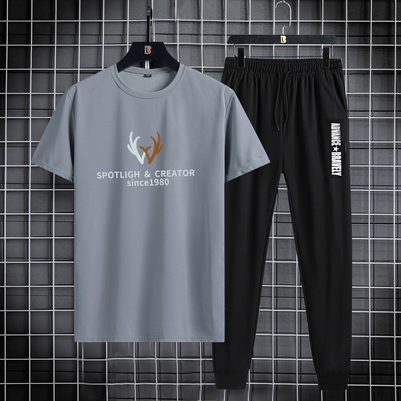 Celana Panjang Lainnya +kaos Pria Set F12