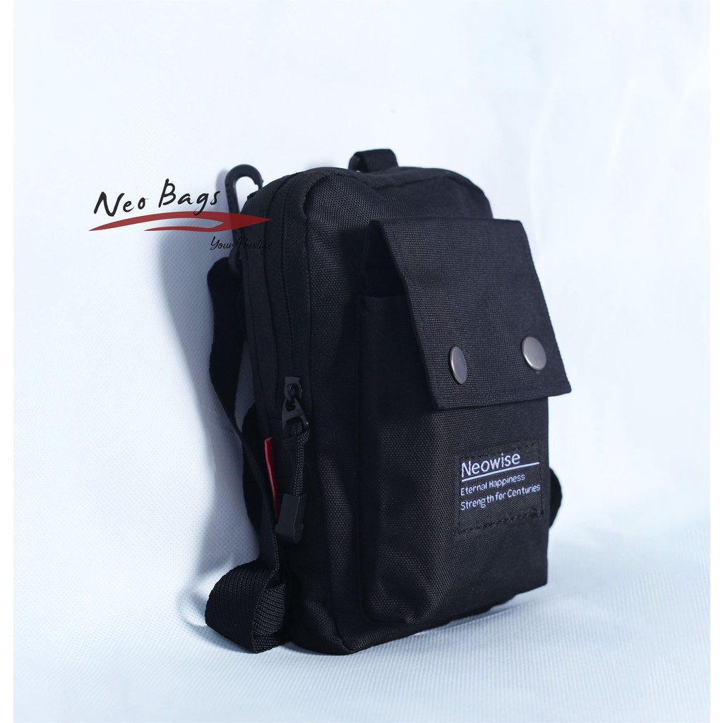 Tas Selempang Hp Pria Neo bags – Slingbag Mini Pouch Hp Pria Polos Kekinian