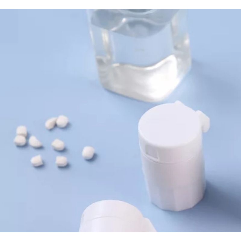 lov me❤️ Alat penghancur obat jadi serbuk dan pemotong obat + kotak simpan obat 4in1 - penggerus tablet Premium