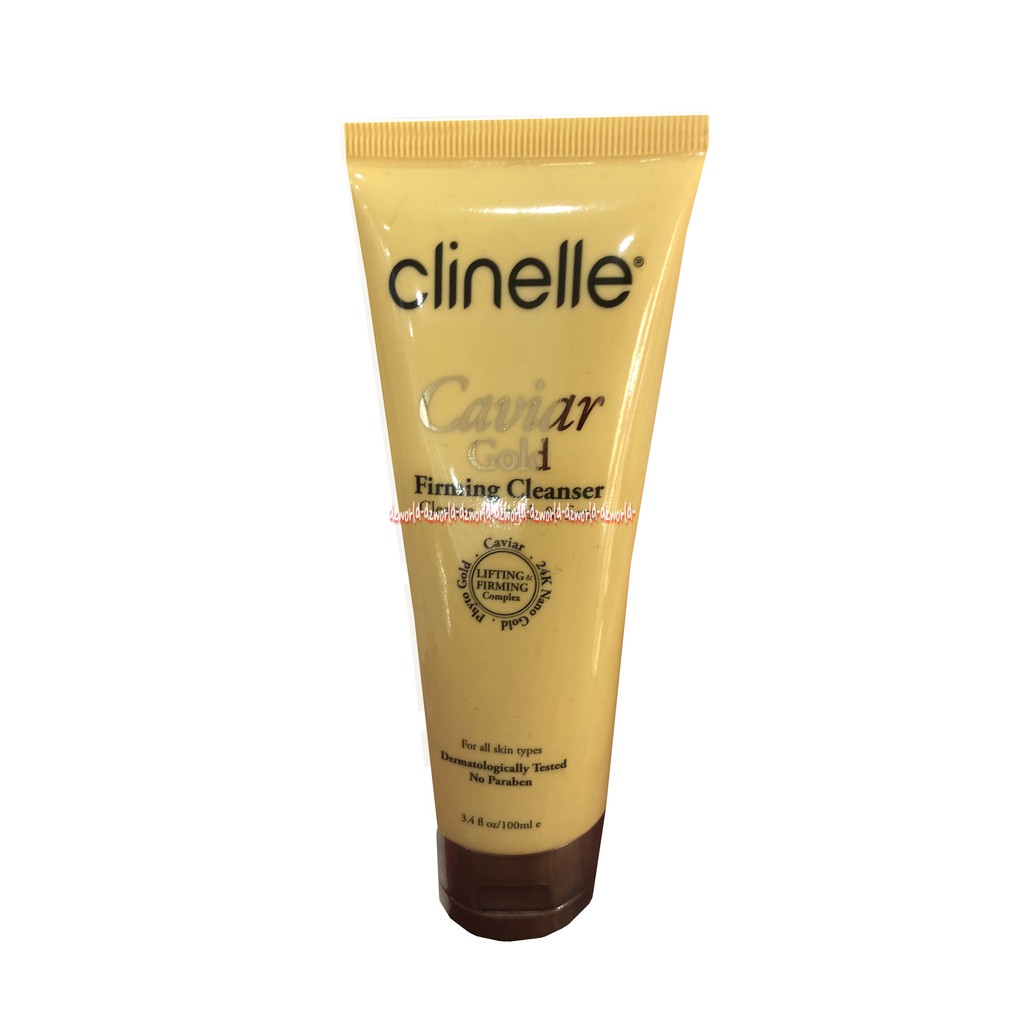 Clinelle Cavier Gold Firming Cleaner 100ml untuk semua jenis kulit  Clinel